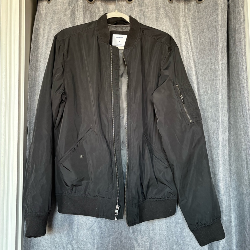 Black Bomber Jacket